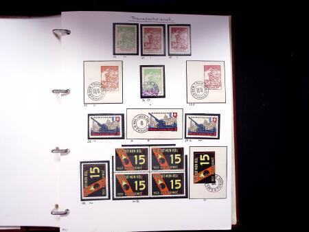 1939-45, Gut Ausgebaute Sammlung Schweiz in 9 Alben