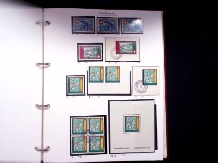 1939-45, Gut Ausgebaute Sammlung Schweiz in 9 Alben