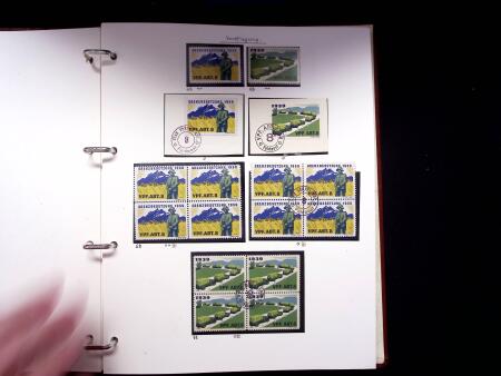1939-45, Gut Ausgebaute Sammlung Schweiz in 9 Alben