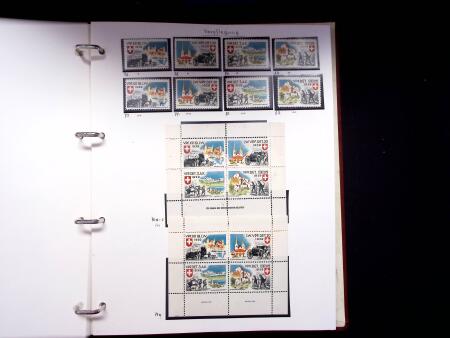 1939-45, Gut Ausgebaute Sammlung Schweiz in 9 Alben