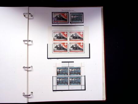 1939-45, Gut Ausgebaute Sammlung Schweiz in 9 Alben