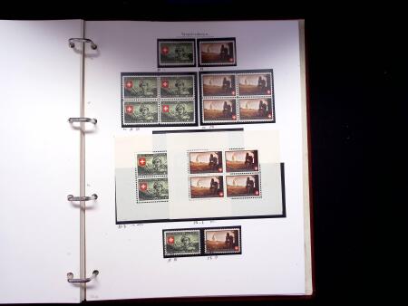 1939-45, Gut Ausgebaute Sammlung Schweiz in 9 Alben
