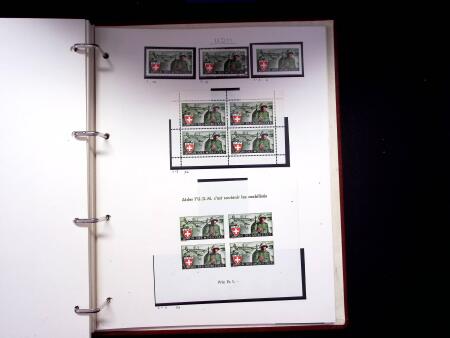 1939-45, Gut Ausgebaute Sammlung Schweiz in 9 Alben