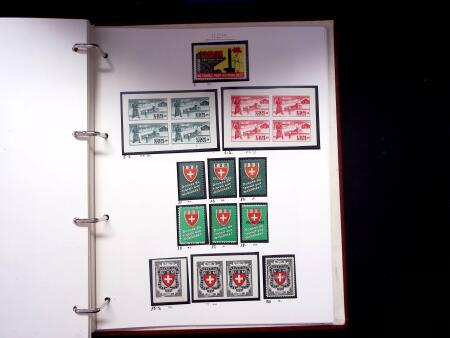 1939-45, Gut Ausgebaute Sammlung Schweiz in 9 Alben