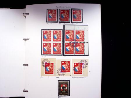 1939-45, Gut Ausgebaute Sammlung Schweiz in 9 Alben
