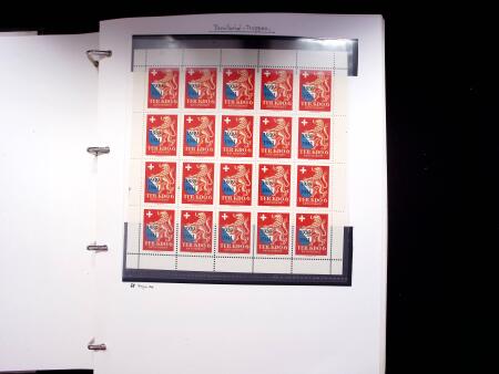 1939-45, Gut Ausgebaute Sammlung Schweiz in 9 Alben