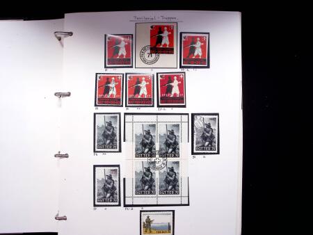 1939-45, Gut Ausgebaute Sammlung Schweiz in 9 Alben