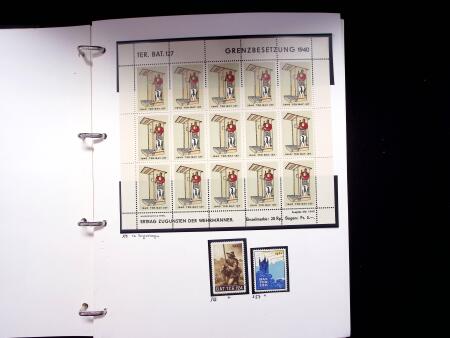 1939-45, Gut Ausgebaute Sammlung Schweiz in 9 Alben