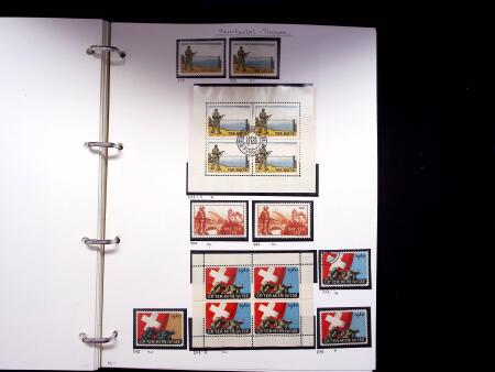 1939-45, Gut Ausgebaute Sammlung Schweiz in 9 Alben