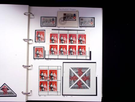 1939-45, Gut Ausgebaute Sammlung Schweiz in 9 Alben