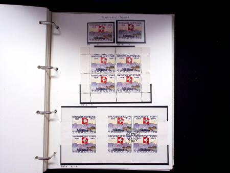 1939-45, Gut Ausgebaute Sammlung Schweiz in 9 Alben