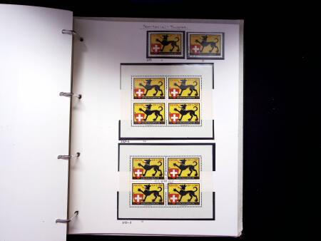 1939-45, Gut Ausgebaute Sammlung Schweiz in 9 Alben