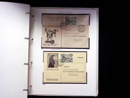1939-45, Gut Ausgebaute Sammlung Schweiz in 9 Alben