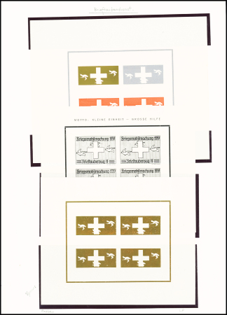 1939-45, Gut Ausgebaute Sammlung Schweiz in 9 Alben