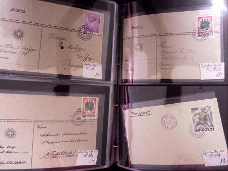 1939-45 2. Weltkrieg : Partie mit mehr als 370 Briefe,
