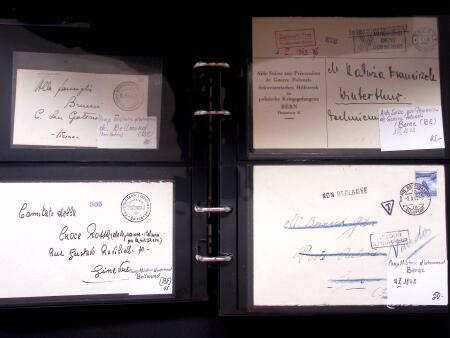1939-45 2. Weltkrieg : INTERNLAGERPOST, Reichhaltige