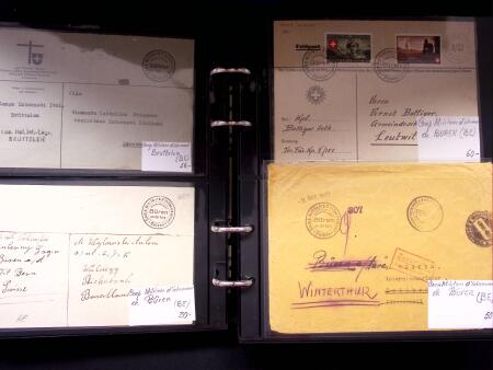 1939-45 2. Weltkrieg : INTERNLAGERPOST, Reichhaltige