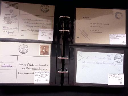 1939-45 2. Weltkrieg : INTERNLAGERPOST, Reichhaltige
