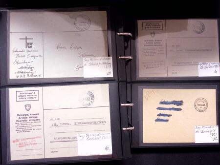 1939-45 2. Weltkrieg : INTERNLAGERPOST, Reichhaltige