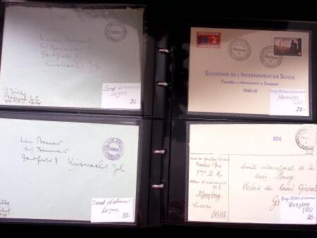 1939-45 2. Weltkrieg : INTERNLAGERPOST, Reichhaltige