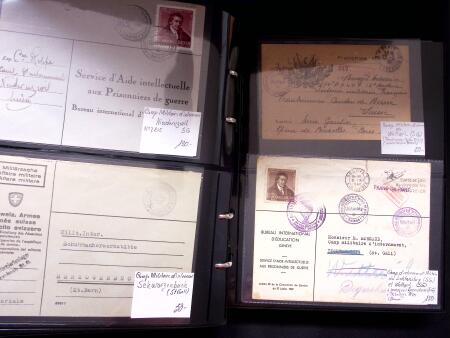 1939-45 2. Weltkrieg : INTERNLAGERPOST, Reichhaltige