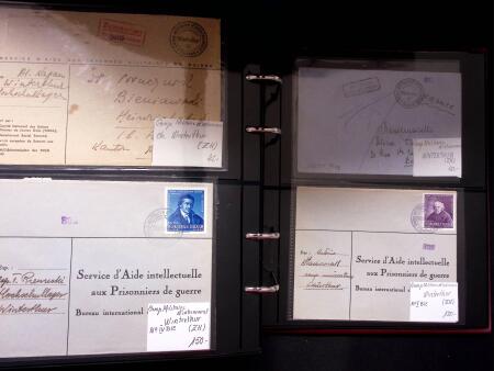 1939-45 2. Weltkrieg : INTERNLAGERPOST, Reichhaltige