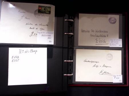 1939-45 2. Weltkrieg : INTERNLAGERPOST, Reichhaltige