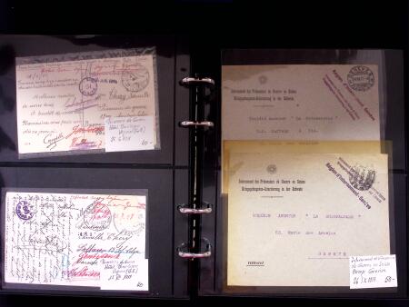 1914-18 1. Weltkrieg : INTERNLAGERPOST, Reichhaltige