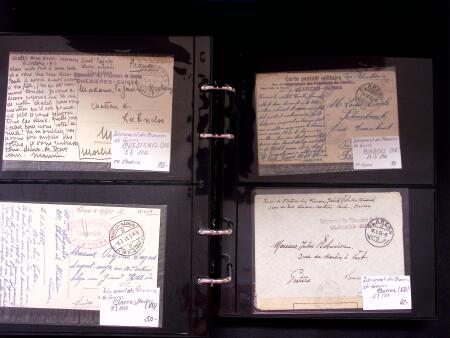 1914-18 1. Weltkrieg : INTERNLAGERPOST, Reichhaltige