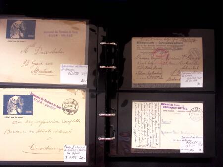 1914-18 1. Weltkrieg : INTERNLAGERPOST, Reichhaltige