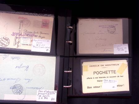 1914-18 1. Weltkrieg : INTERNLAGERPOST, Reichhaltige