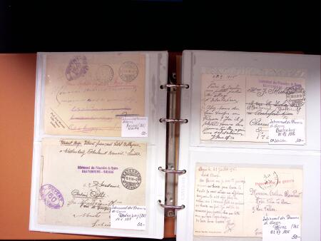 1914-18 1. Weltkrieg : INTERNLAGERPOST, Reichhaltige