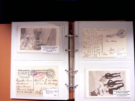 1914-18 1. Weltkrieg : INTERNLAGERPOST, Reichhaltige