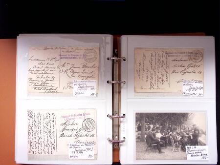 1914-18 1. Weltkrieg : INTERNLAGERPOST, Reichhaltige