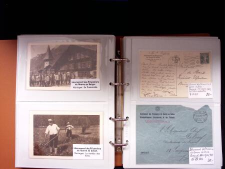 1914-18 1. Weltkrieg : INTERNLAGERPOST, Reichhaltige