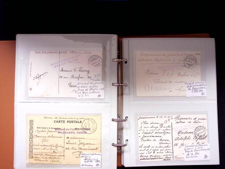 1914-18 1. Weltkrieg : INTERNLAGERPOST, Reichhaltige