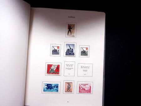 1939-45 Soldatenmarken Sammlung in zwei Müller Alben