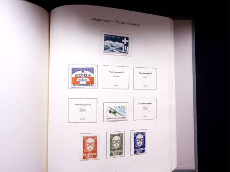 1939-45 Soldatenmarken Sammlung in zwei Müller Alben