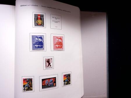 1939-45 Soldatenmarken Sammlung in zwei Müller Alben
