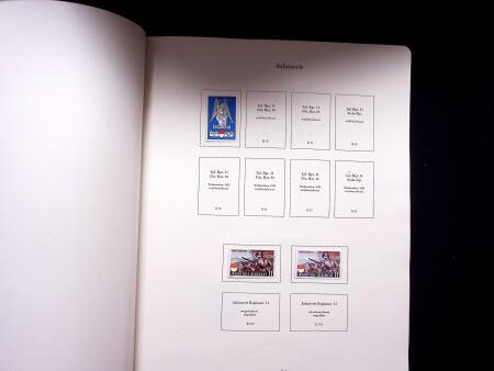 1939-45 Soldatenmarken Sammlung in zwei Müller Alben