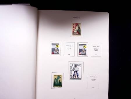 1939-45 Soldatenmarken Sammlung in zwei Müller Alben