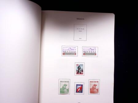 1939-45 Soldatenmarken Sammlung in zwei Müller Alben