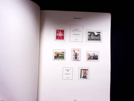 1939-45 Soldatenmarken Sammlung in zwei Müller Alben