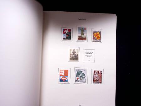 1939-45 Soldatenmarken Sammlung in zwei Müller Alben