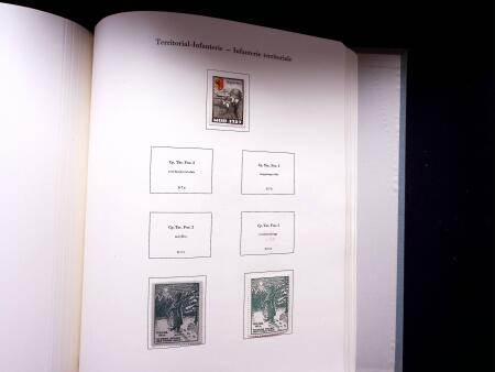 1939-45 Soldatenmarken Sammlung in zwei Müller Alben
