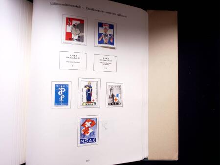 1939-45 Soldatenmarken Sammlung in zwei Müller Alben