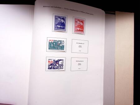 1939-45 Soldatenmarken Sammlung in zwei Müller Alben