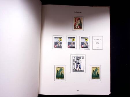 1939-45 Soldatenmarken Sammlung in zwei Müller Alben