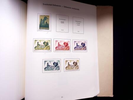 1939-45 Soldatenmarken Sammlung in zwei Müller Alben