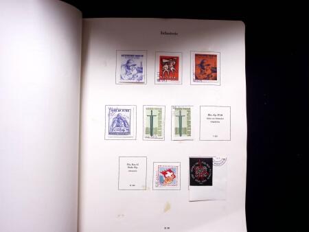 1939-45 Soldatenmarken Sammlung, gebraucht, in zwei
